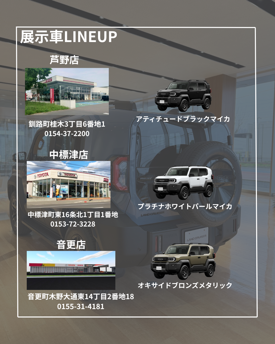 LAND CRUISER FJ Display